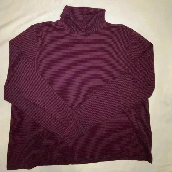 LL Bean Womens Cowl Neck Stripe Sweater - Picture 1 of 6